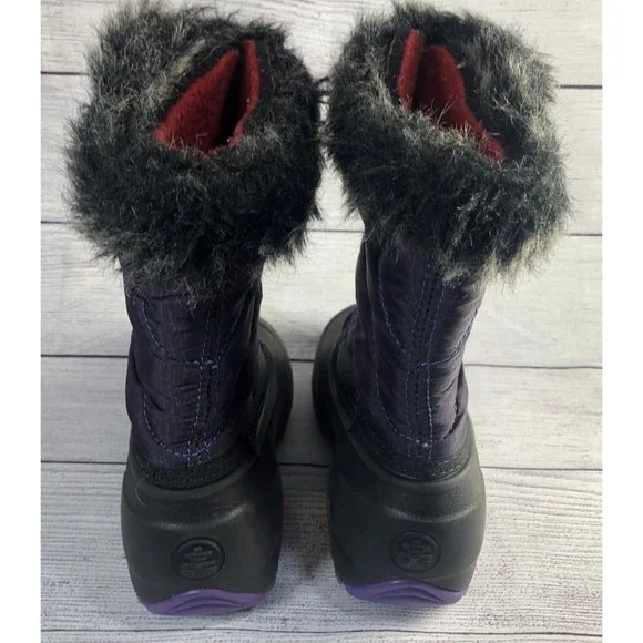 Kamik Size 2 Purple Winter Snow Boot - Picture 6 of 9